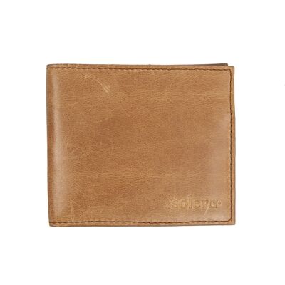 Horizontal Wallet Colored Brown