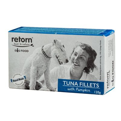 RETORN Tranci di Tonno con Zucca Alimento umido per Cani