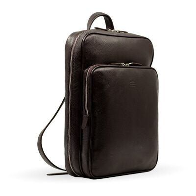 leather backpack | Assistant brown