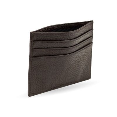 Leather card case | item brown