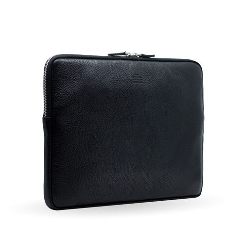 Laptoptasche Leder | Port 13 schwarz