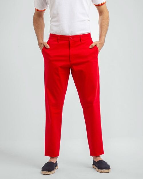Pantalón Chino Rojo