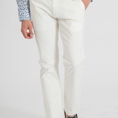 Pantalon chino blanc Sport