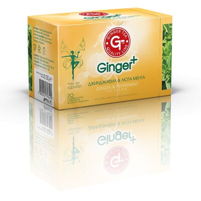 Ginger Root Tea with Hot Mint Bagged 30g