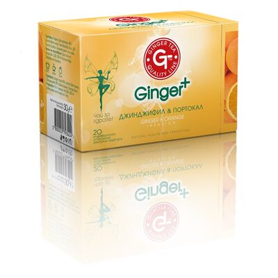 Ginger Root Tea with Orange Bagged 30g