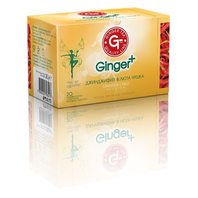 Ginger Root Tea with Chilli Bagged 30g