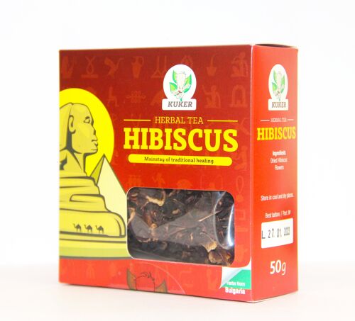 🌺 Hibiscus Tea Loose Leaf 50g | Kuker Brand