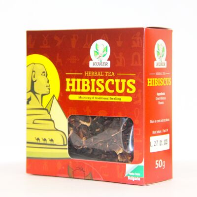 🌺 Hibiscus Tea Loose Leaf 50g | Kuker Brand