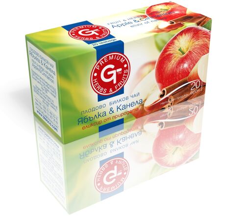 Apple Cinnamon Tea Mix 20 Bags | GT Series 30g