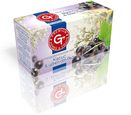 Elderberry Black Currant Tea 20 Bags | GT Series 30g
