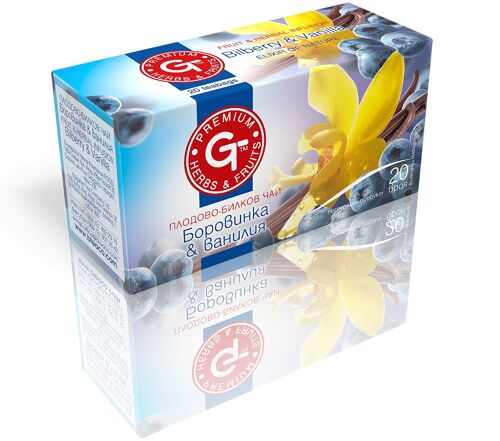 Blueberry Vanilla Tea 20 Bags | GT Series 30g