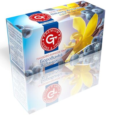 Blueberry Vanilla Tea 20 Bags | GT Series 30g