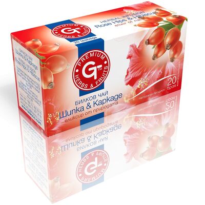 Hibiscus Rosehips Tea Mix 30g | GT Series 20 Bags