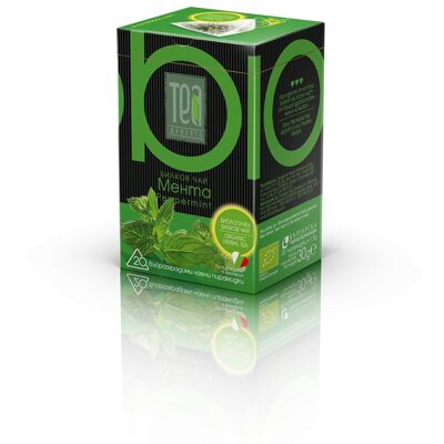 Bio Mint Tea Bags | 30g Certified Organic Peppermint 20 Biodegradable Bags