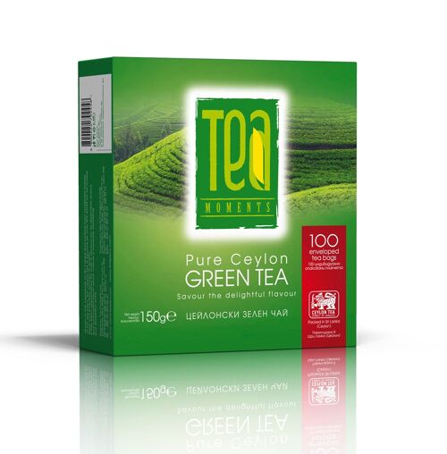 Ceylon Green Tea 100 Bags Pack