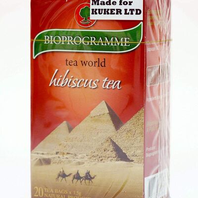 Hibiscus Tea Herbal Tea Bagged 20 Bags 30g