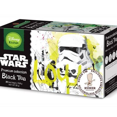 Star Wars Black Tea 30g | Dart Vader Stormtrooper Dark Side Tea 20 Bags
