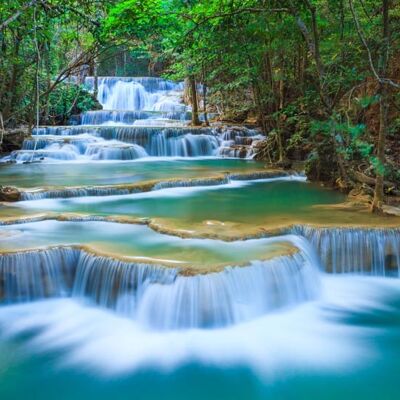 Wasserfall im WaldP0489-PL-6191