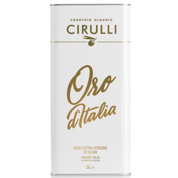 Bidon (5 litres) EVO - Huile d'olive extra vierge italienne extraite à froid Cirulli, 1