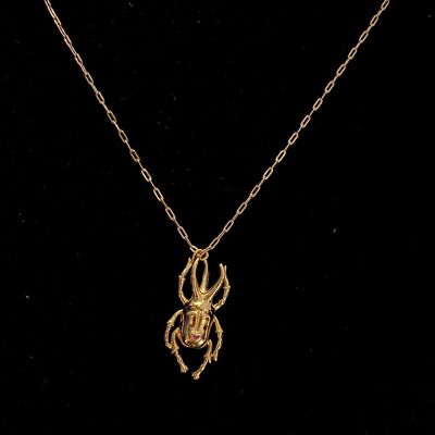 Beetle XL Necklace - Gold Plated