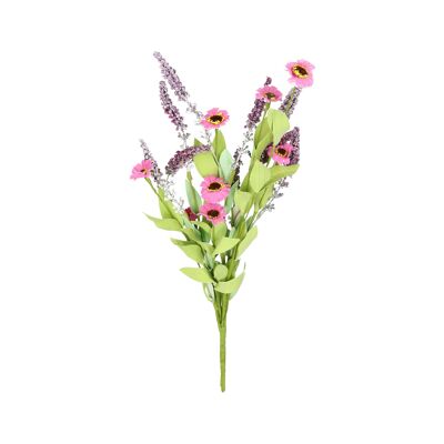 Bouquet with flowers and panicles