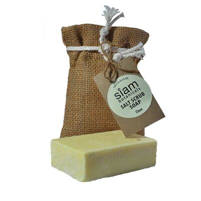 Clove Salt Scrub Soap 100g