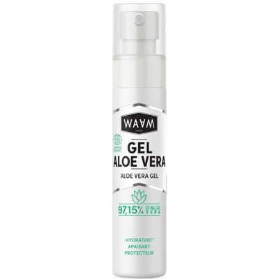 WAAM Cosmetics – Gel d'aloe vera BIO – Hydrate, apaise et protège – Certifié BIO ECOCERT – Vegan – 100ml