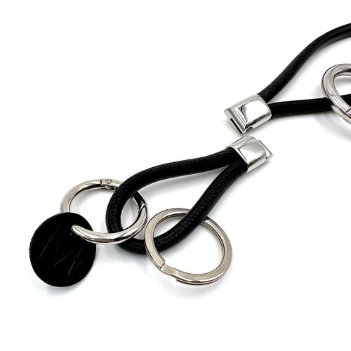 Key Bracelet 3.1 - Schwarz - Silber