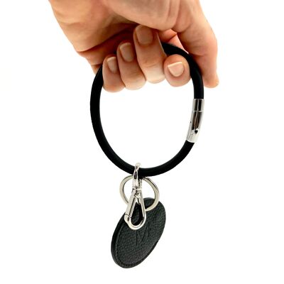 Pulsera Key 3.0 - Negro / Plata