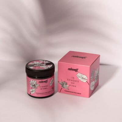 15 shades of pink - pomegranate face cream