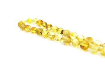 Perles de pierres précieuses d'ambre de la Baltique - Tasbih par LRV / SKU171 3