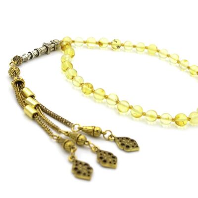 Baltic Amber Gemstone Prayer Islamic Beads / SKU173