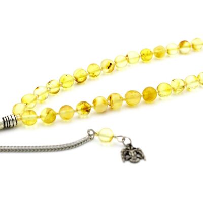 Baltischer Bernstein Edelstein Meditationsperlen – Tasbih UK 30 / SKU174