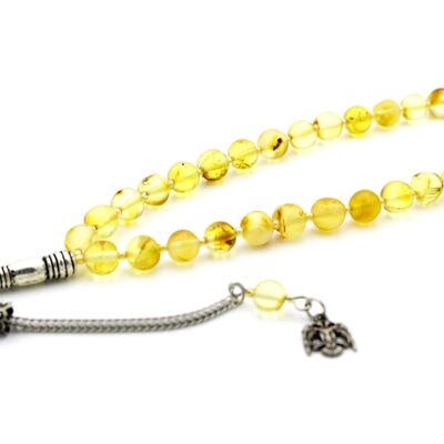 Baltic Amber Gemstone Meditation Beads - Tasbih UK 30 / SKU174