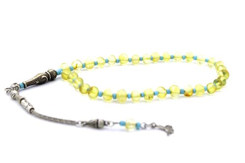 Baltic Amber Prayer Islamic Beads - Tasbih / SKU175