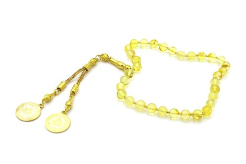 Baltic Amber Gemstone Meditation Beads - Tasbih / SKU176