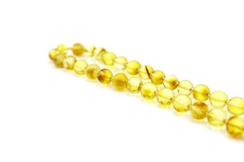 Perles de méditation en pierres précieuses d'ambre de la Baltique / SKU177 3