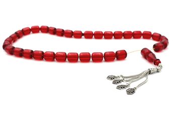 Perles de prière Faturan rouge doux, Tasbih - UK 70 / SKU207 1