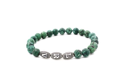 Serpentine Gemstone Bracelet by LRV UK - 247R / SKU235