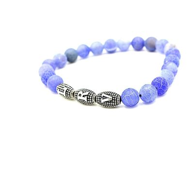 Amethyst Gemstone Bracelet by Luxury R Visible / SKU238