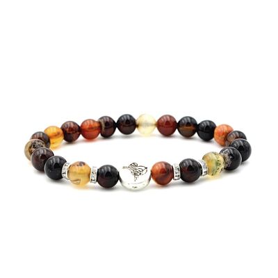 Pulsera de piedras preciosas mixtas por LRV UK-1232 / SKU247