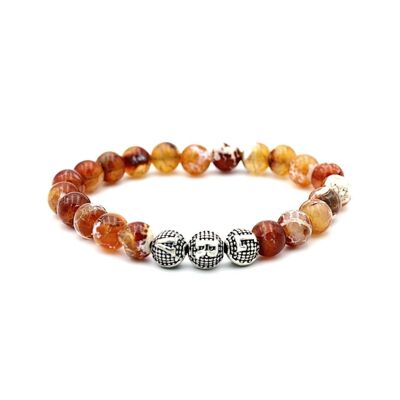 Pulsera de piedras preciosas de ágata de Luxury R Visible / SKU248