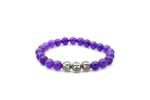 Amethyst Gemstone Bracelet / SKU249