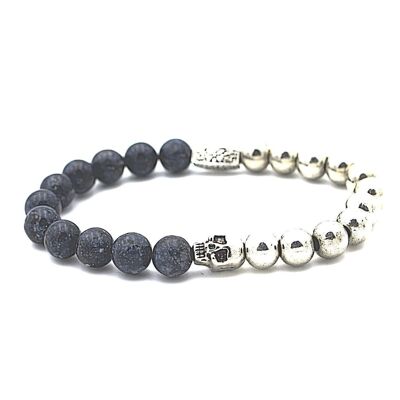 Jasper & Ally Beads Gemstone Bracelet by LRV - UK-87 / SKU267