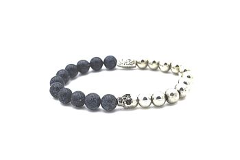 Bracelet en pierres précieuses Jasper & Ally Beads par LRV - UK-87 / SKU267 1