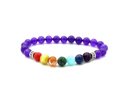 Amethyst Gemstone Bracelets by LRV / SKU269