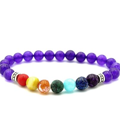 Amethyst Gemstone Bracelets by LRV / SKU269