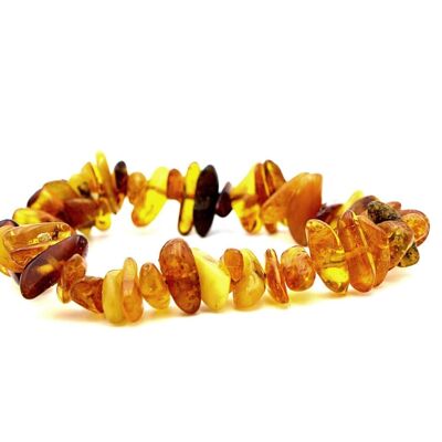 Bracelet en ambre naturel de la Baltique par LRV 457D / SKU281