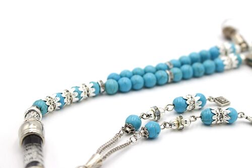 Turquoise Gemstone Prayer Beads Jewellery Tesbih / SKU301