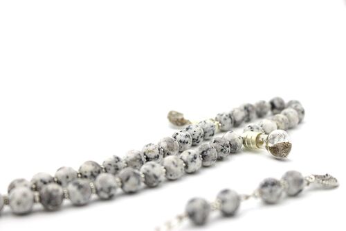 Howlite Gemstone Prayer Beads / SKU309